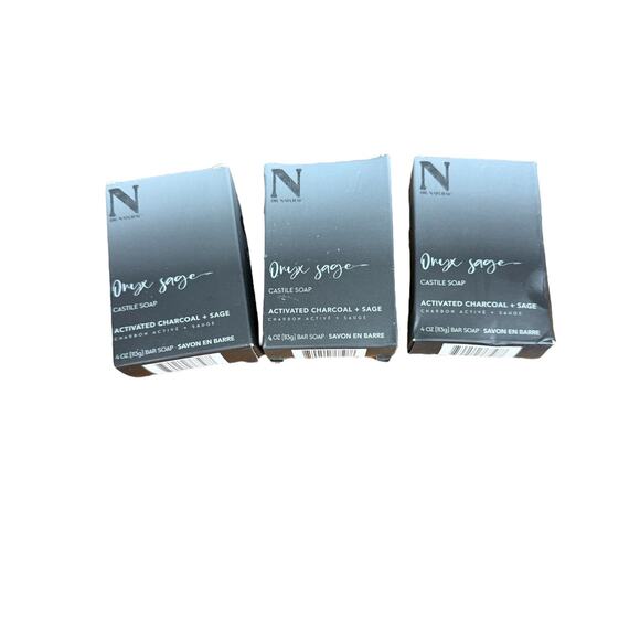 3 x Dr Natural Castile Soap Bar Onyx Sage 4 oz Each New In Box Paraben Free - Picture 1 of 3